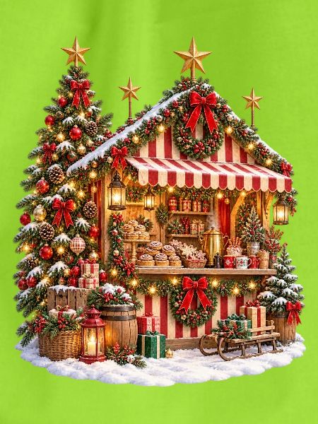 Weihnachtsmarkt-Chalet