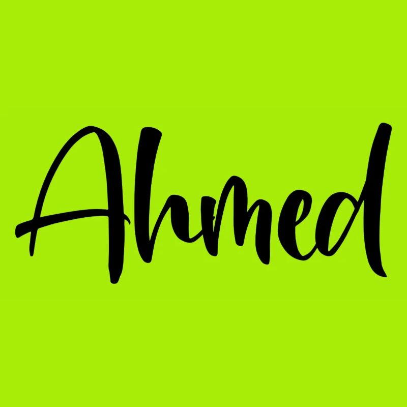 First name - Ahmed