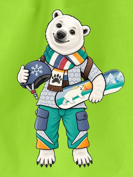 Eisbär Snowboard Fun