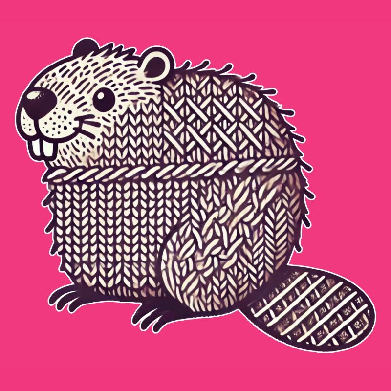 Knitted Beaver