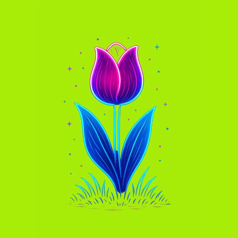Neon Tulpe