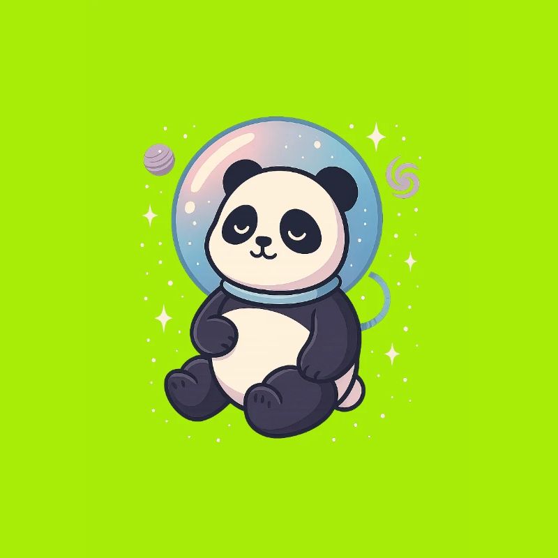 Panda Cosmique Rêveur de l’Espace