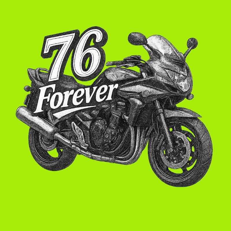 Moto 76 Forever White Black