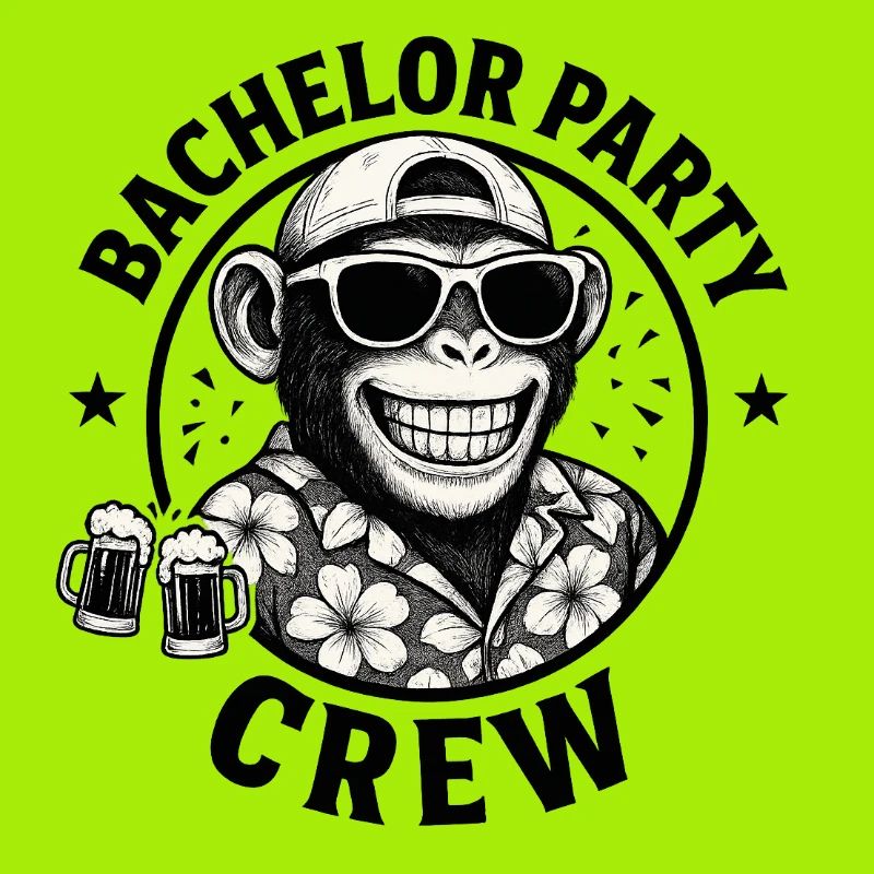 JGA - Junggesellen Abschied Party Bachelor Affe