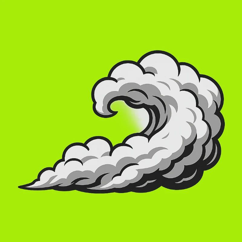 Wirbelsturm-Wolken-Grafik