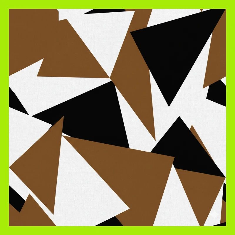 Brown Black Triangles Geometry