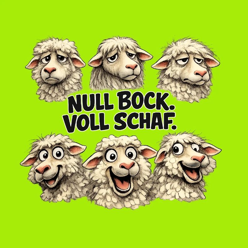Schaf-Quintett: Null Bock Voll Schaf