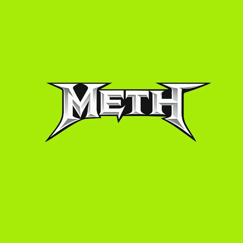 "Meth" – Design einer Metallparodie