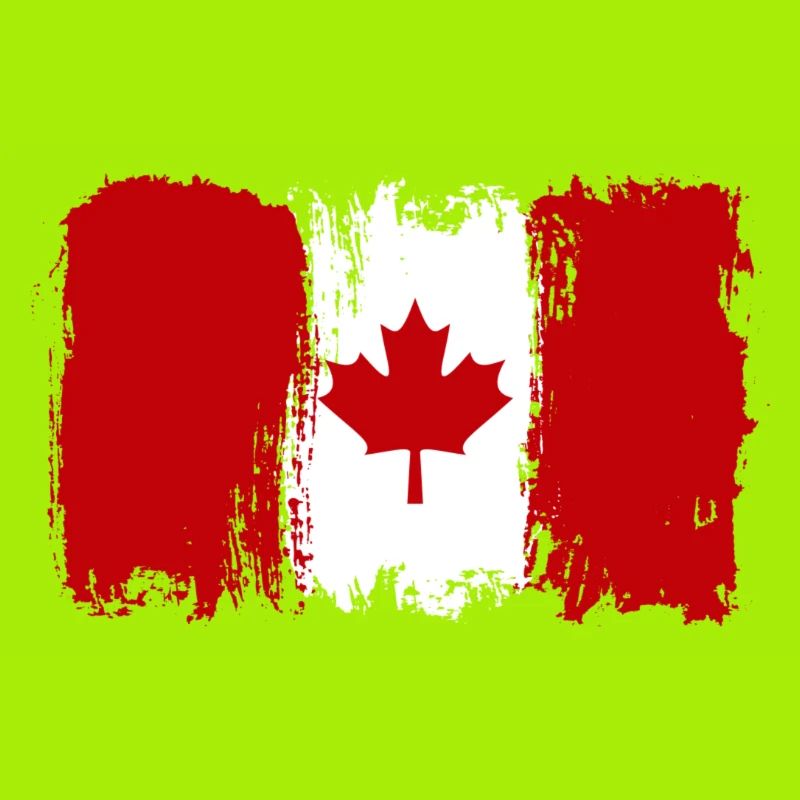 Maple Leaf Ink Splash