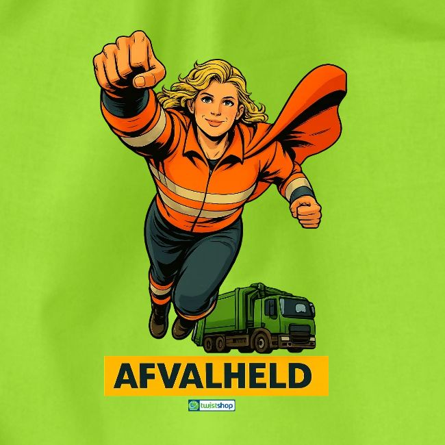 Afvalheld vrouw