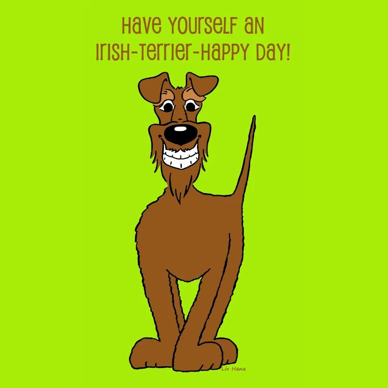 Irischer Terrier Smile