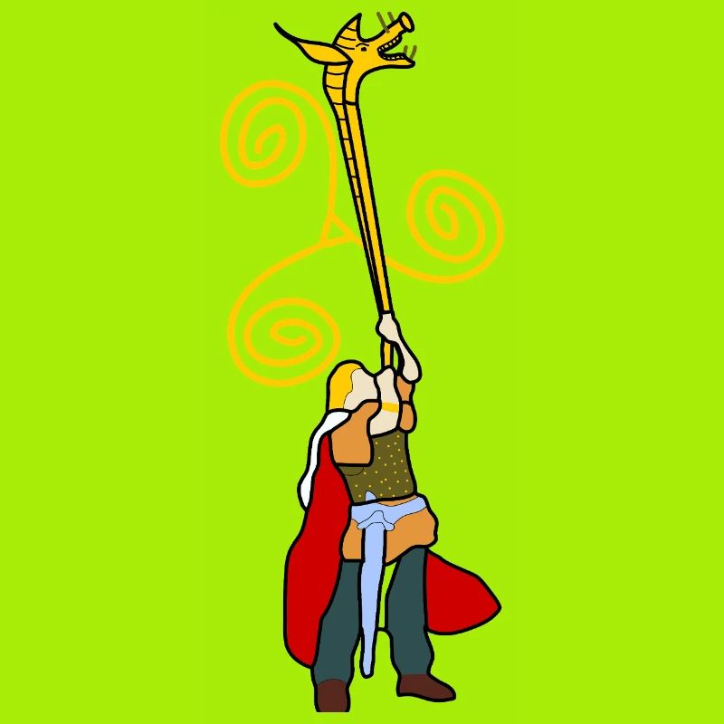 Gallic warrior at Carnyx