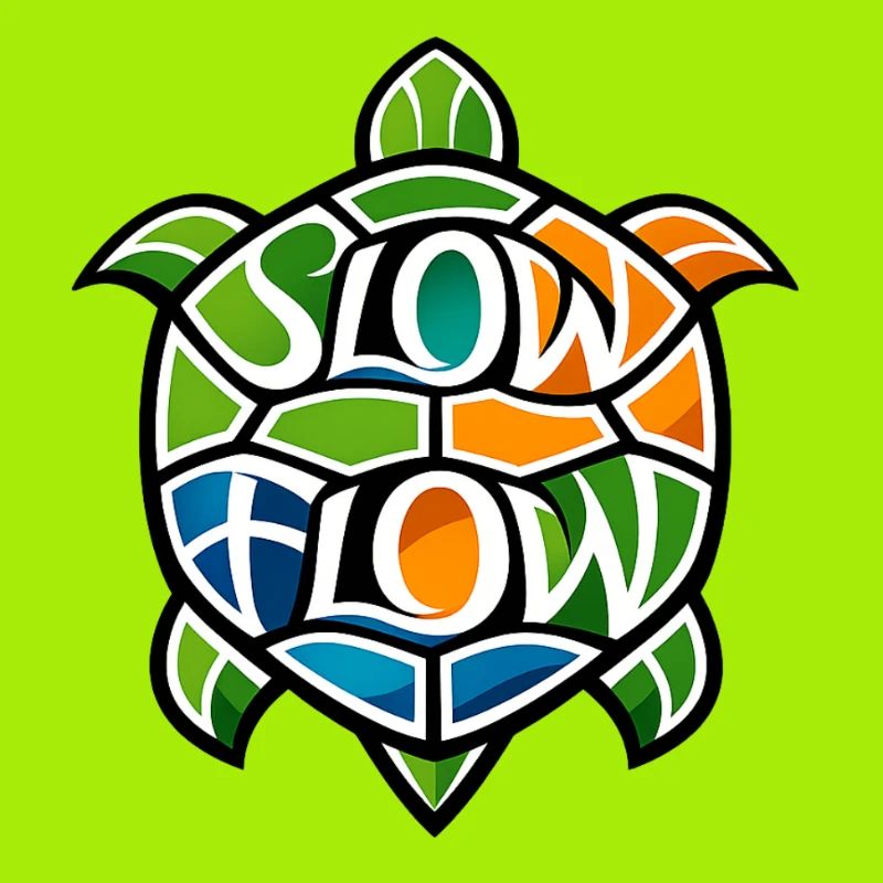 "Slow Flow" Turtle Mosaic
