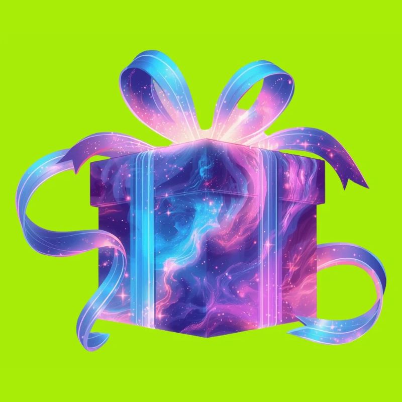 Ätherisches Galaxiegeschenk