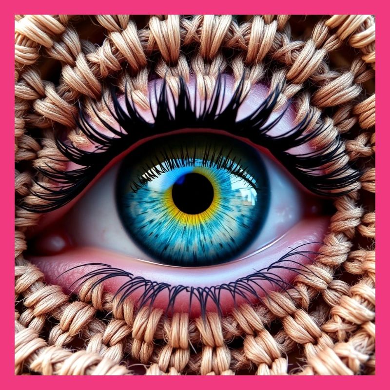 Colored Eye in Braided Net