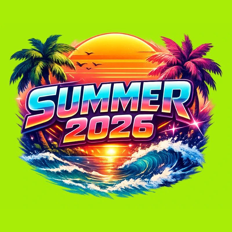 Summer 2026 Neon Retro