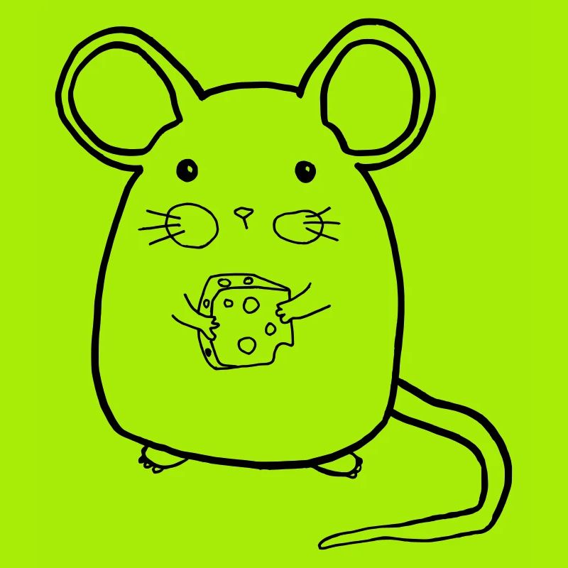 Maus mit Käse