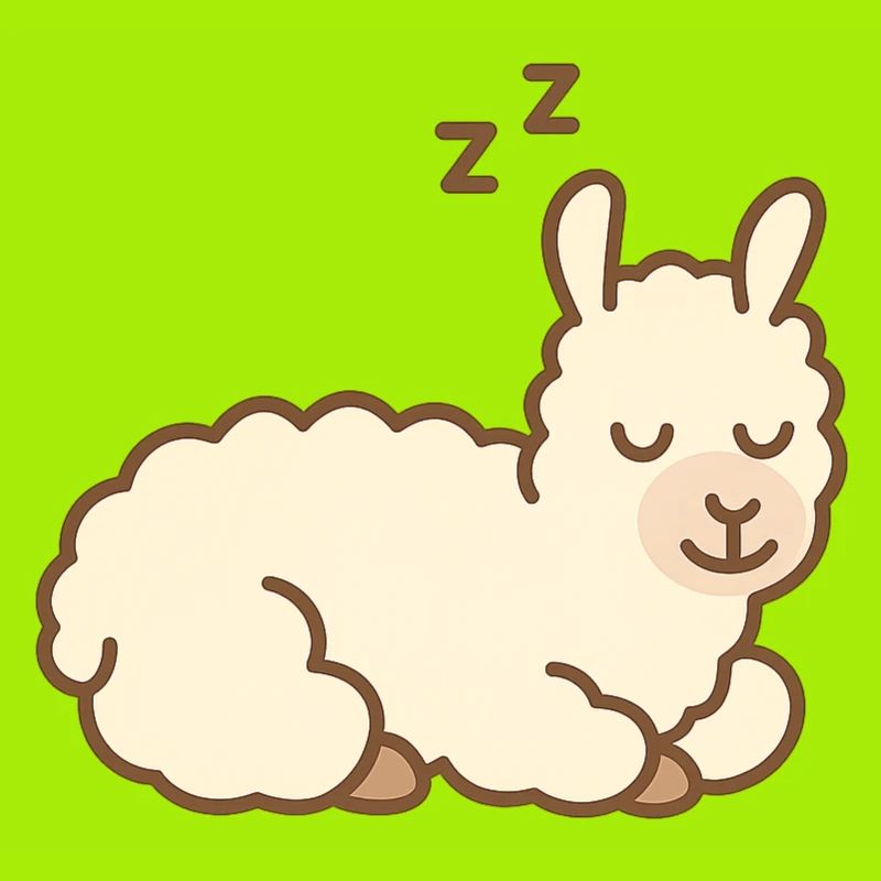 Sleeping Llama
