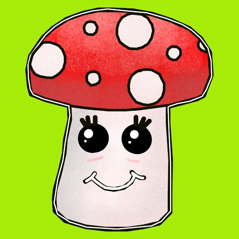 Kawaii Mushroom Toadstool Mushrooms