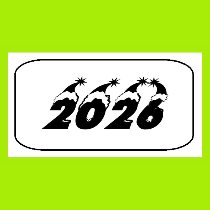 New Year 2026 design with firework ideas