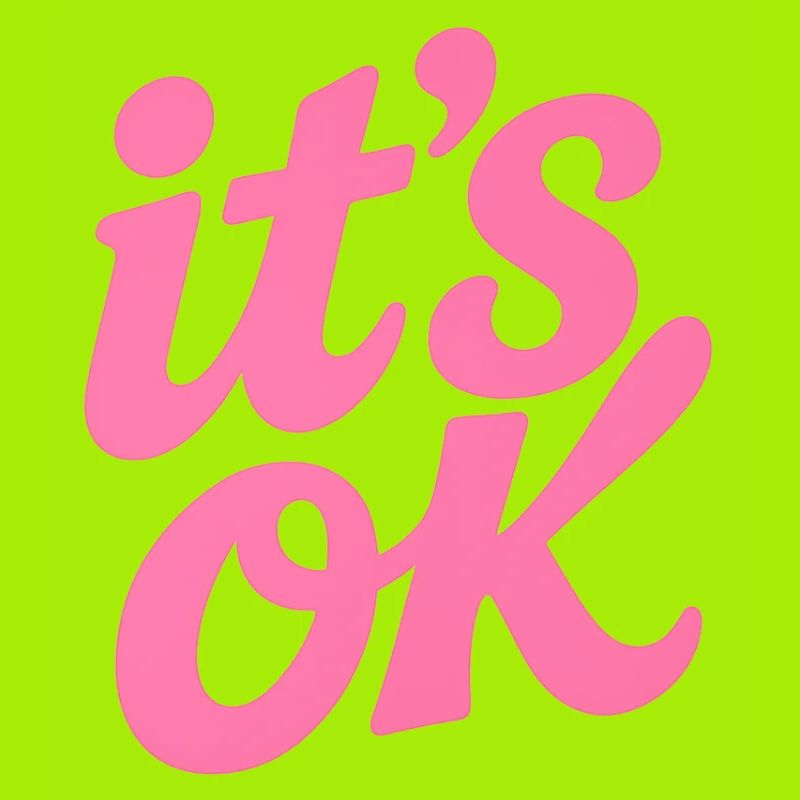 Rose : C’est OK Lettrage