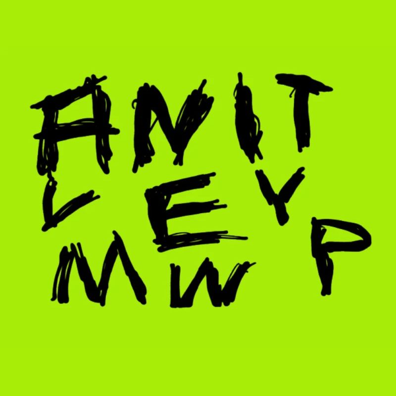 Graffiti Hand Writing Chaos Pattern