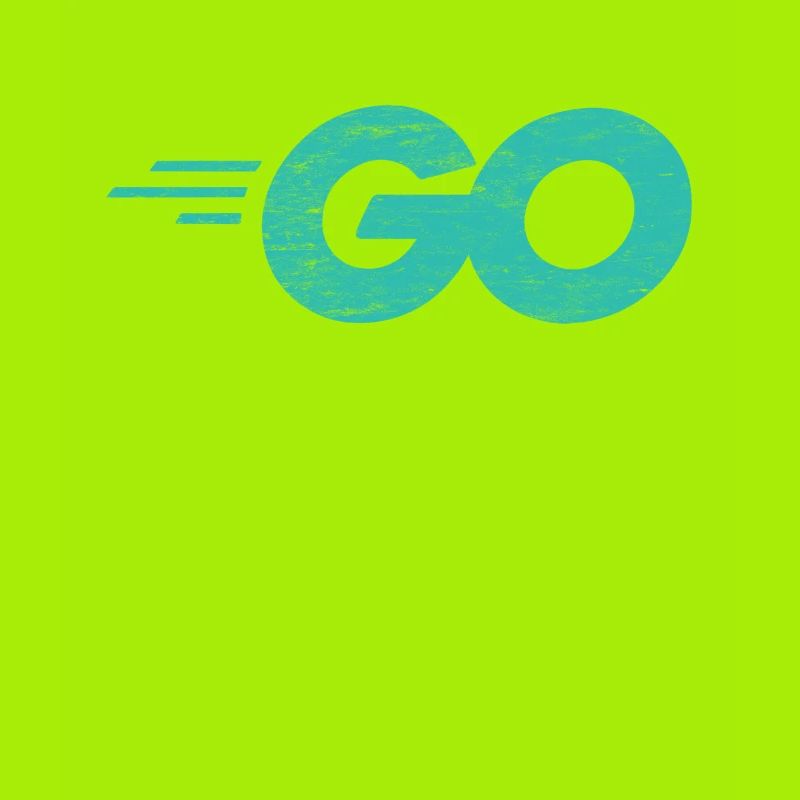 Langage de programmation Go avec logo Go en détresse