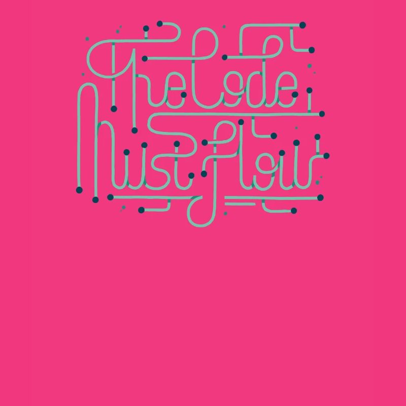 Programmiercodierer Entwicklercode muss fließen