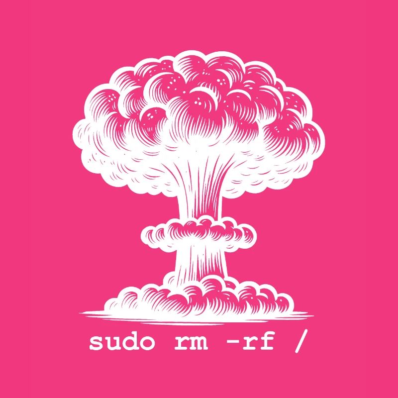 Linux Funny Linux Command Sudo RM RF for Men
