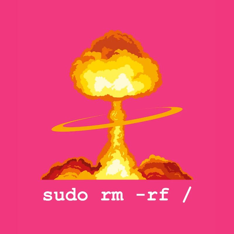 Linux Funny Linux Command Sudo RM RF for Men