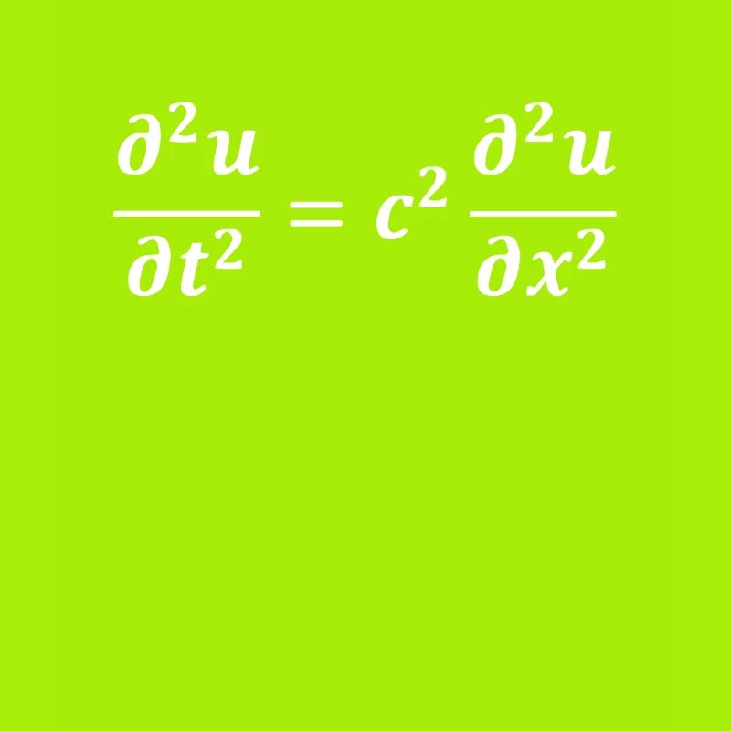 Wave Equation Physicist Physics Teacher Acoustic