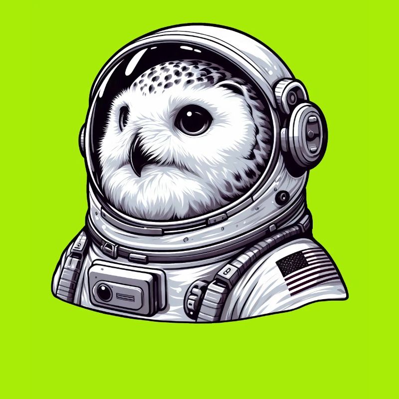 Harfang des neiges astronaute aventure spatiale