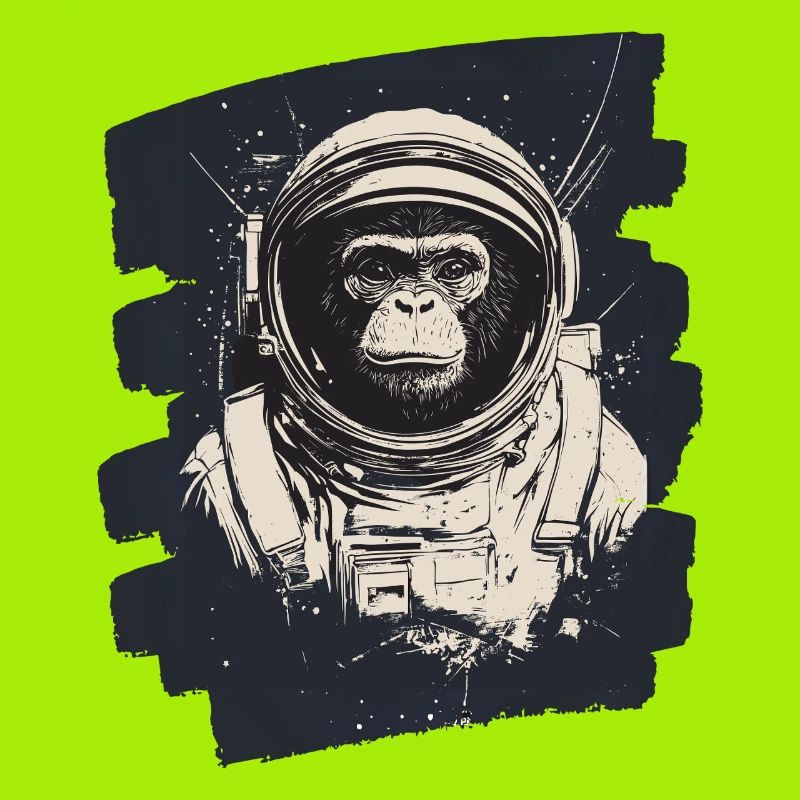 Affe Astronaut