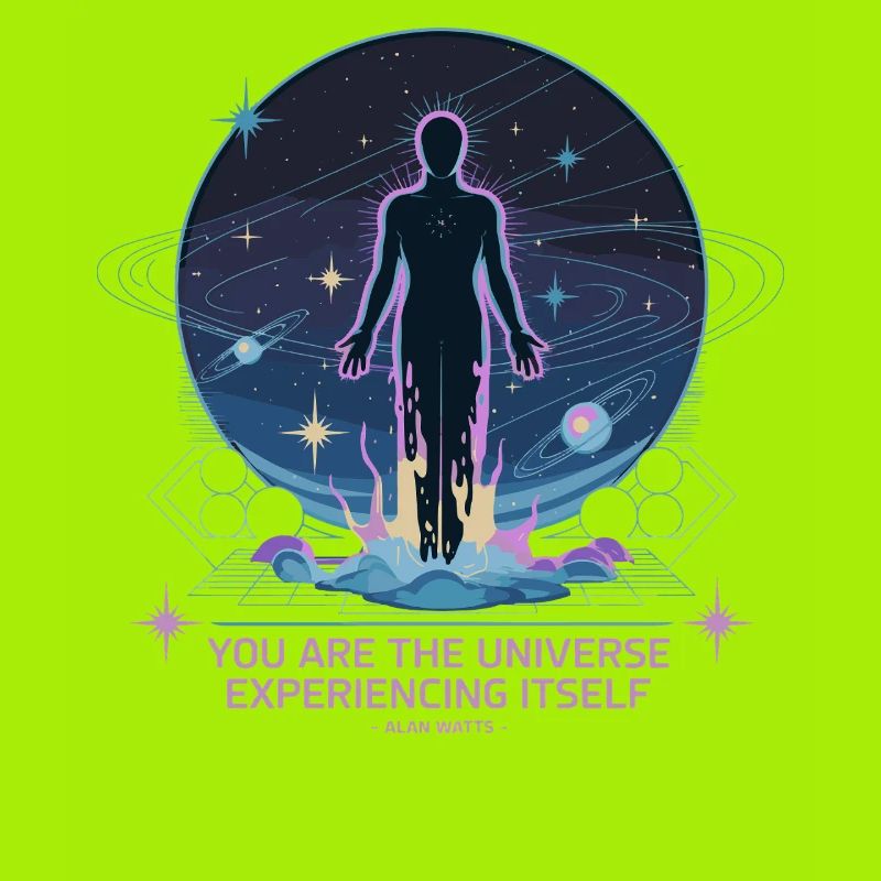 Celestial Being | Alan Watts Quote Design
