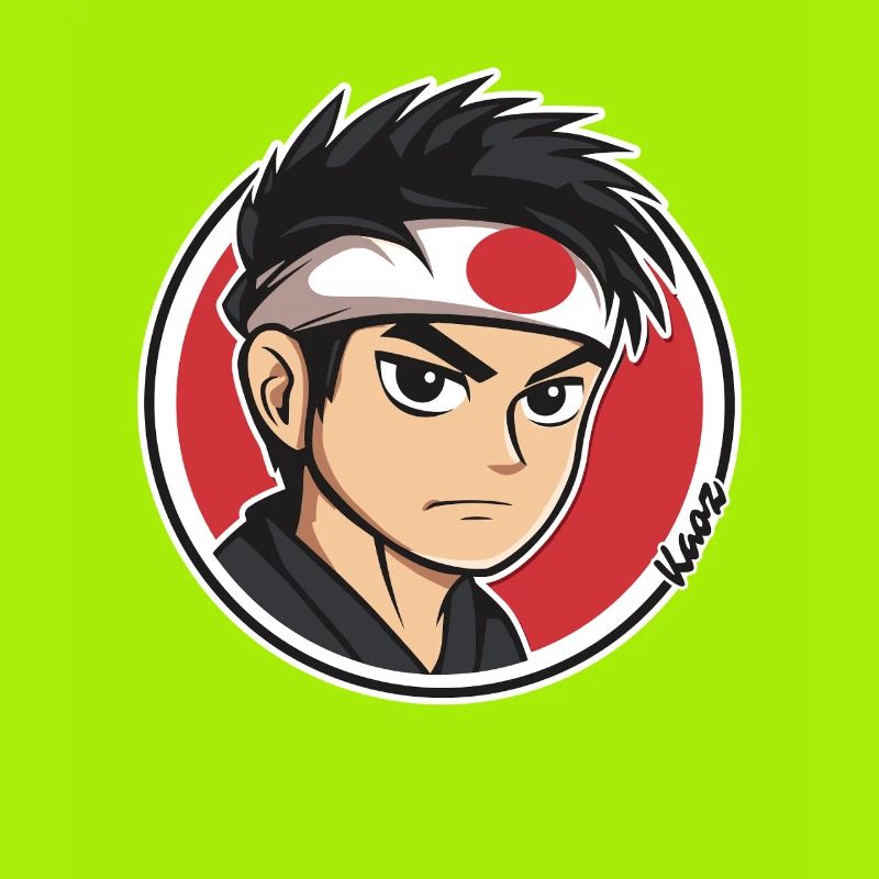 Anime Samurai Character Illustration