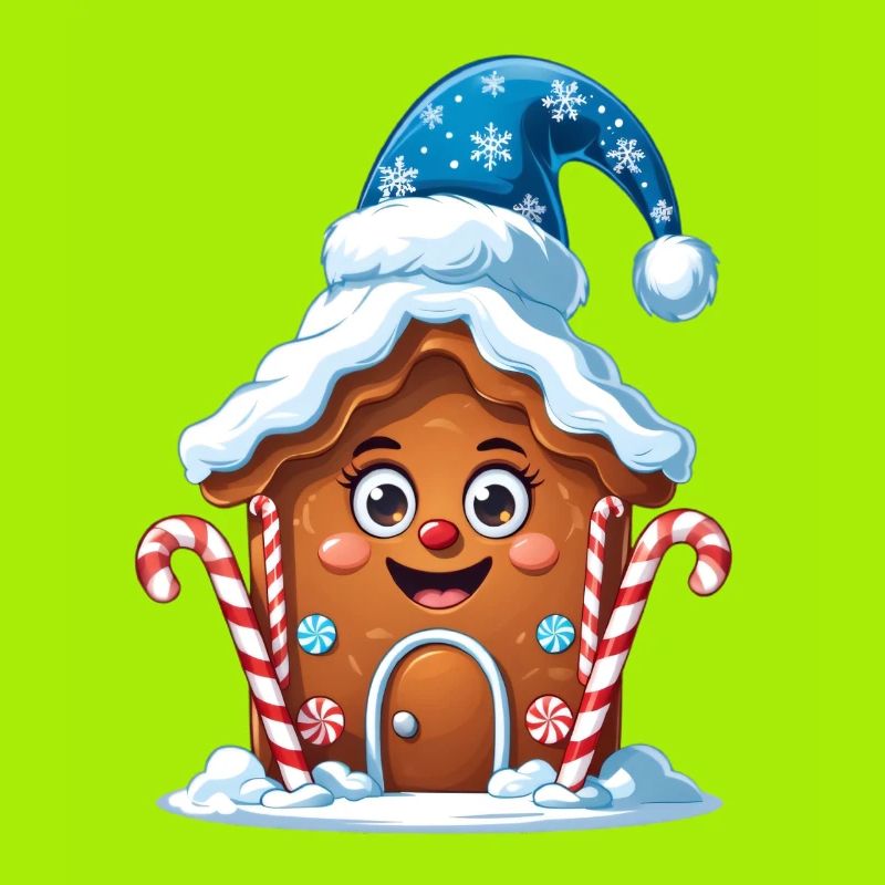 Gingerbread House Winter Magic