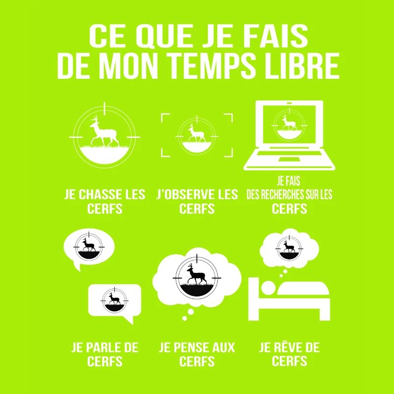 Ce que je fais de mon temps libre humour chasseur