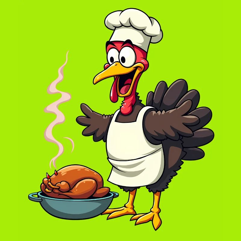 Cuisinier de dinde de Thanksgiving