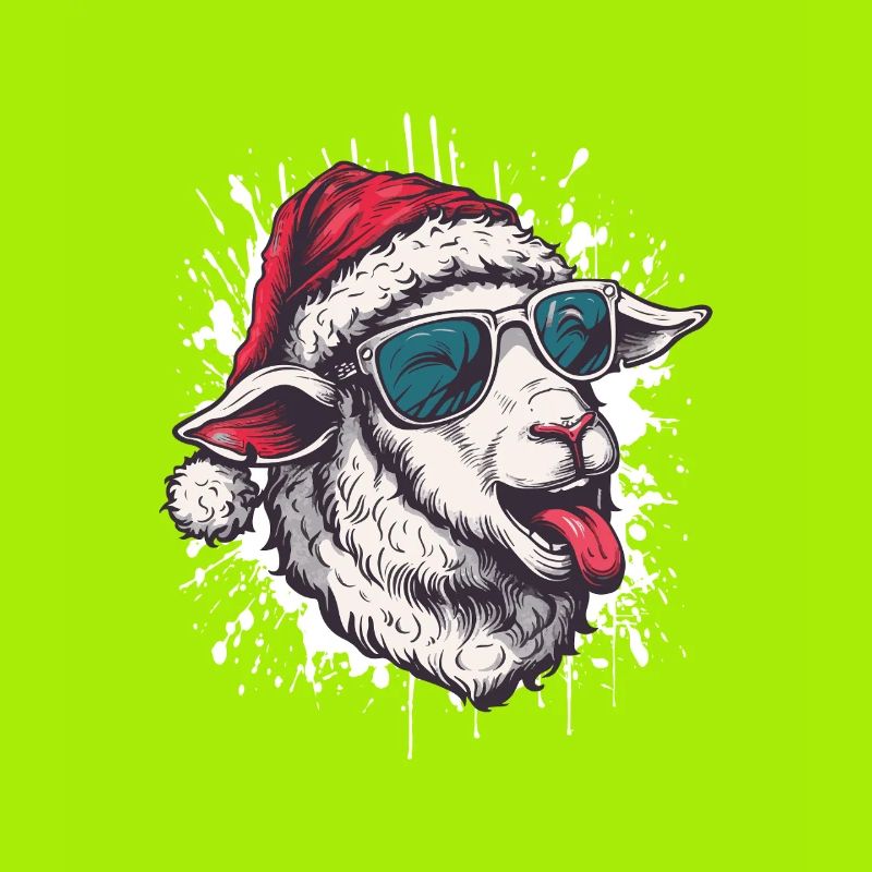 Sheep Christmas Funny