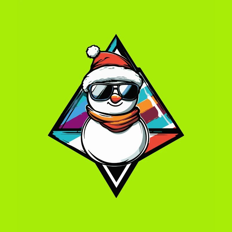 Snowman with Sunglasses Comic