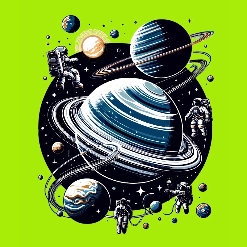 Ringed planet orbit: Astronauts
