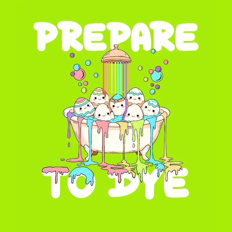 Prepare To Dye Funny Easter Egg Pun