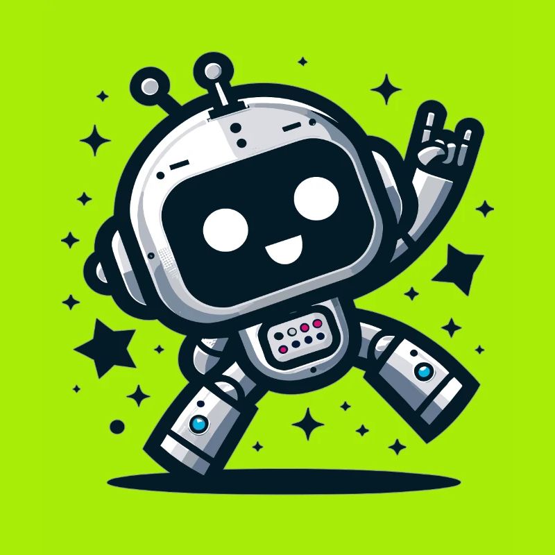 Robot dance in the stardust