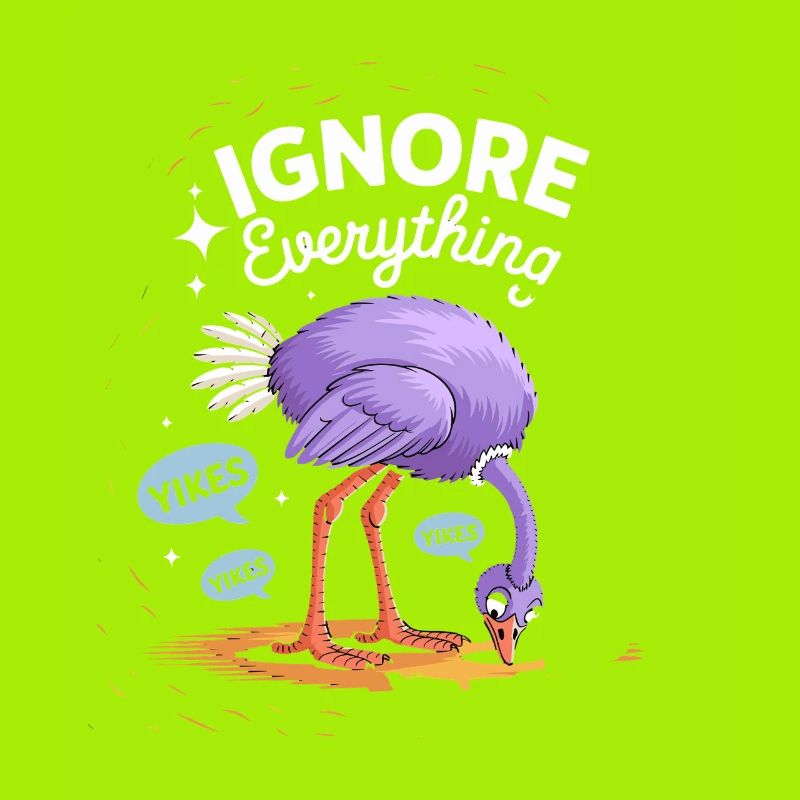 Ignore everything flamingo