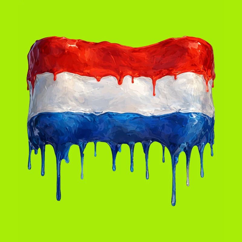 Dripping Dutch flag