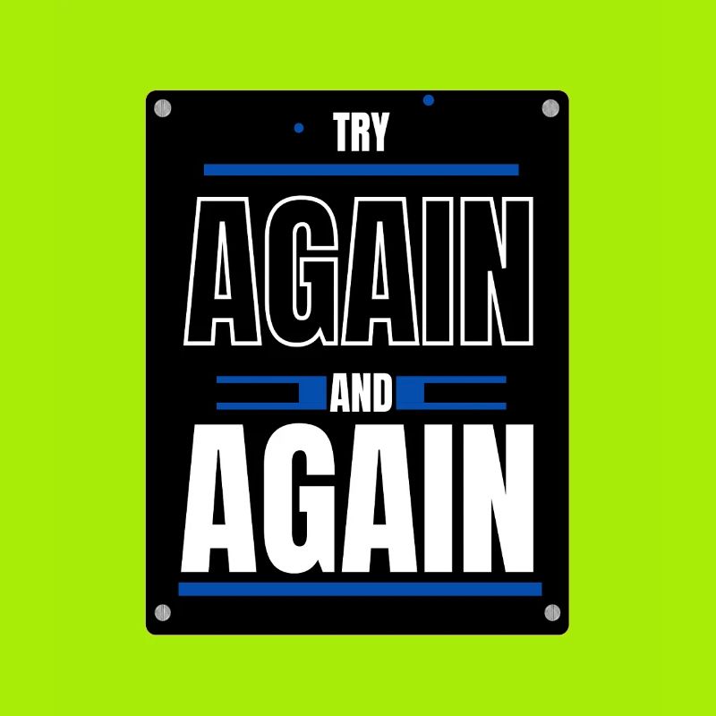 Try again