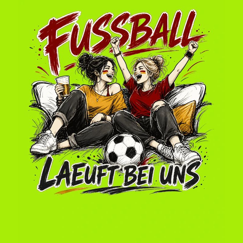 Fussballabend mit Freundinnen