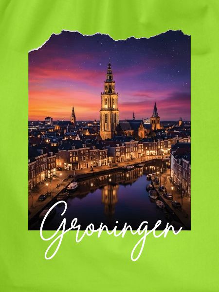 Groningen Abendmotive Skyline