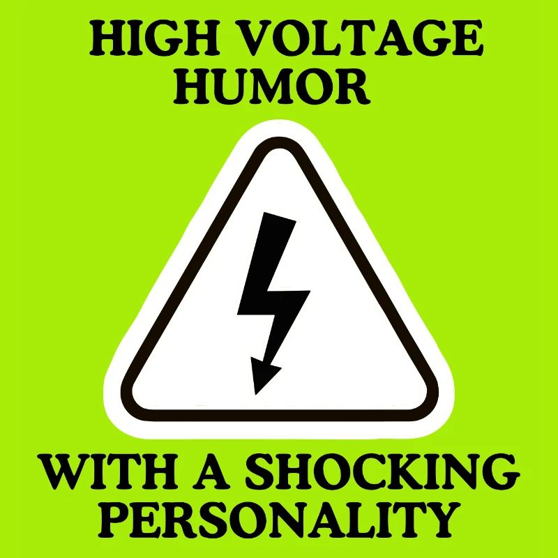 Lightning Warning Triangular Sign