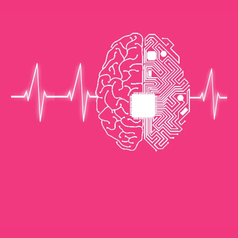 Programmeur Lover Programmer Heartbeat design